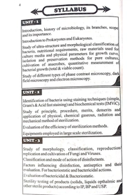PHARMACEUTICAL MICROBIOLOGY - B.PHARMACY 3rd SEM