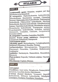 MEDICINAL CHEMISTRY - II - B.PHARMACY  5th SEM