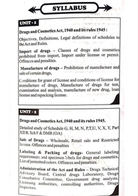 PHARMACEUTICAL JURISPRUDENCE - B.PHARMACY 5th SEM