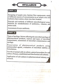 PHARMACEUTICAL MICROBIOLOGY - B.PHARMACY 3rd SEM