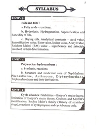 PHARMACEUTICAL ORGANIC CHEMISTRY -II - B.PHARMACY 3rd SEM