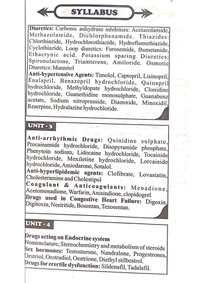 MEDICINAL CHEMISTRY - II - B.PHARMACY  5th SEM
