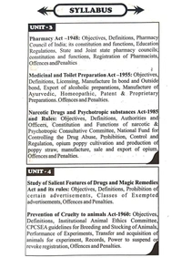 PHARMACEUTICAL JURISPRUDENCE - B.PHARMACY 5th SEM