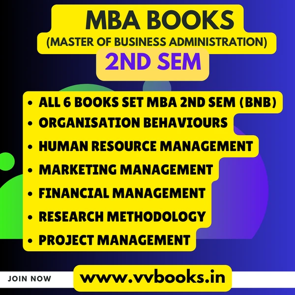 MBA 2ND SEM (BNB) ALL 6 BOOKS SET 