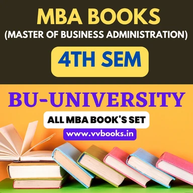 MBA 4TH  SEM BOOKS