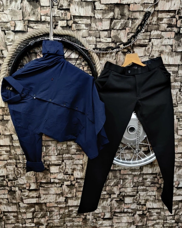 Classic Lycra Combo (Darkblue, Black)  - L