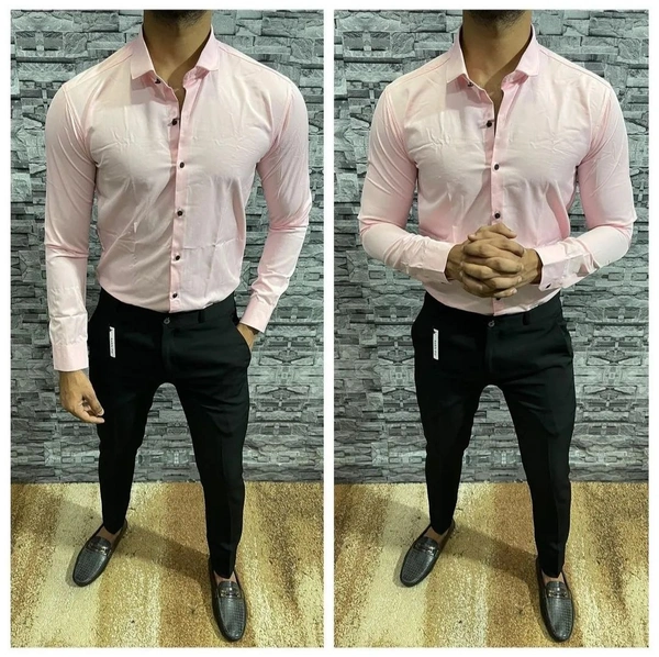 Classic Lycra Combo (Babypink, Black)  - L
