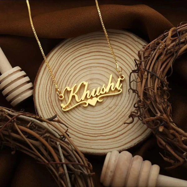 Custom Name Pendant Chain 