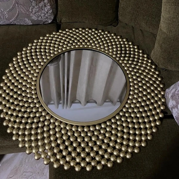 Wall mirror Antique Finish A03 - Size 30 inch