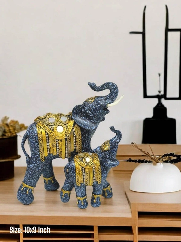 showpiece set of 2pc DK09 - Size 10 x 9 inch