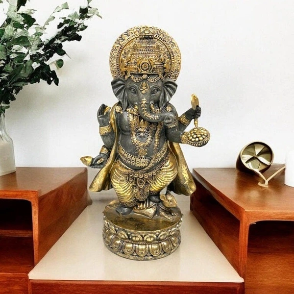 Ganpati showpiece DK!2 - Size 12 x 6 inch