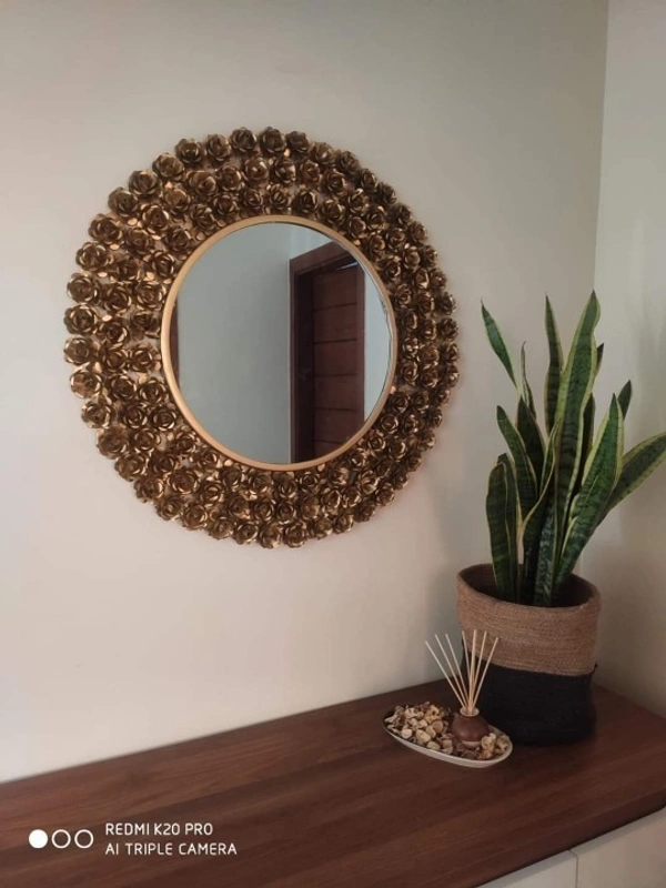Rose Mirror  - Size 30 Inch