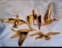 Wall Hanging birds Golden