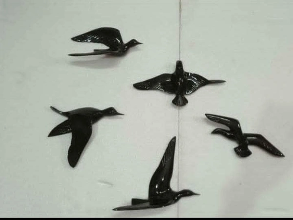 Wall Hanging Birds black 