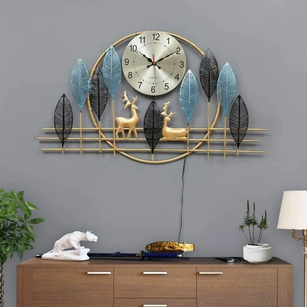 Wall clock without light - Size 24 x 48 inch