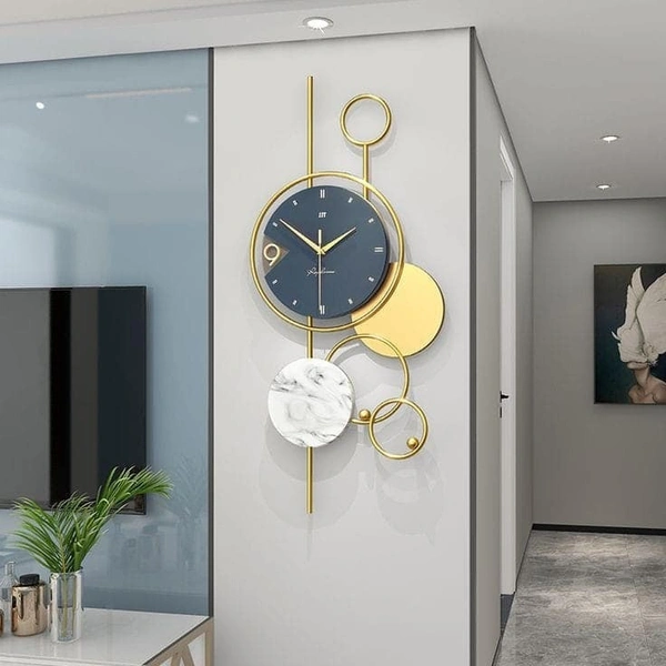 Wall clock AD796 CL - Size 30  x 14 Inch