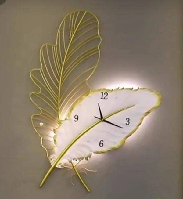 Wall clock with LED light SL204 - Size 32 x 18 inch