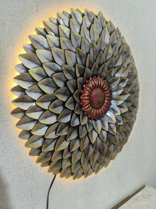 Flower Wall Art VD234 - Size 30 X 30 Inch