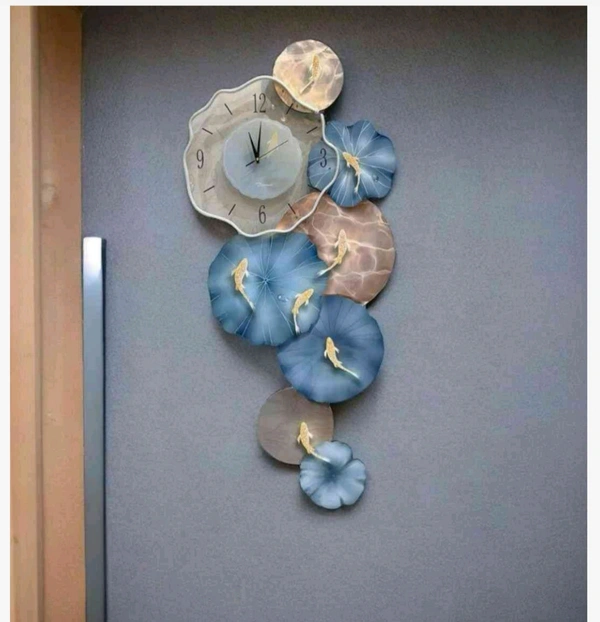 D11 LED Wallart With Clock  - Size 48 X 20 Inch