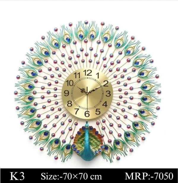 K3 Wall clock - Size - 28 X 28 Inch