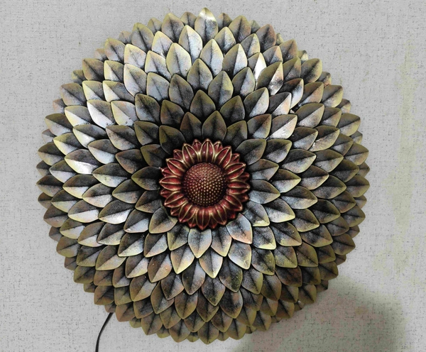 Flower Wall Art VD234 - Size 30 X 30 Inch