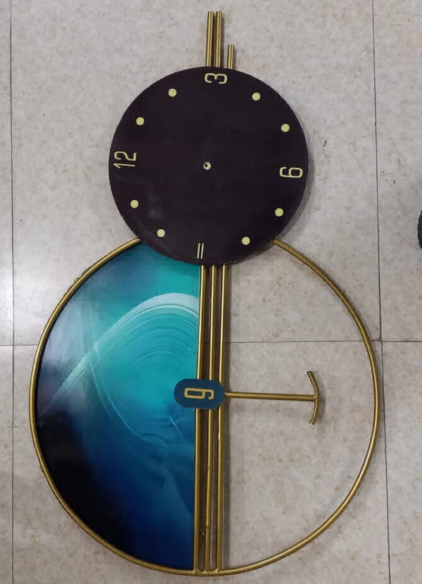 Wall clock AD791 - Size 34 x 20 inch