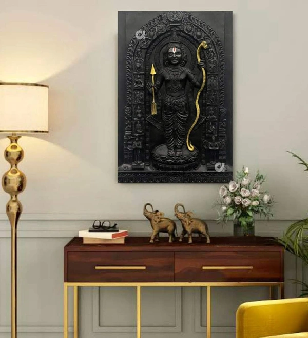 Ram Lalla (Wall Hanging) - Size 3 X 2 Feet