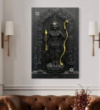 Ram Lalla (Wall Hanging) - Size 3 X 2 Feet