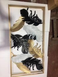Wallart Frame With LED Light - Size 50 X 25 Inch