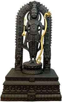 Diwali Gift Hampers Ram Lalla Statue - Size 7 inch Statue