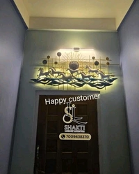 Wall Art 7 Horse's New Article K01 - Size 56 X 26 Inch