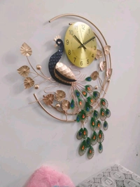 Peacock Clock Made In India Model - Size - 40 Inch