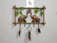 Elephant frame key hanging  - Size 16 x 11 inch