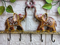 Elephant frame key hanging  - Size 16 x 11 inch