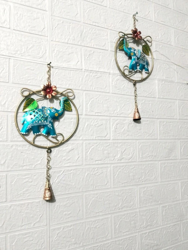 Elephant in ring set of 2pc No-10 - Size 10 x 10 inch each