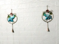 Elephant in ring set of 2pc No-10 - Size 10 x 10 inch each