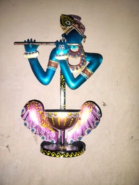 Krishna T-light Blue - Size 16 X 10 Inch, Royal Blue