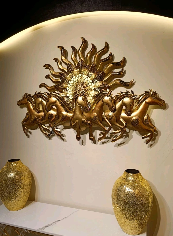 7 Horse With LED Light VS01 - Size 24 X 48 Inch