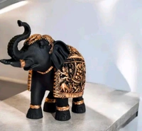 Elephant Marble 2pc Set - Size 8 Inch, Mine Shaft