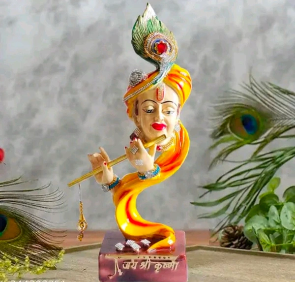 Krishna Murali Statue Resin  - Size 15 X 5 Inch