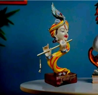 Krishna Murali Statue Resin  - Size 15 X 5 Inch