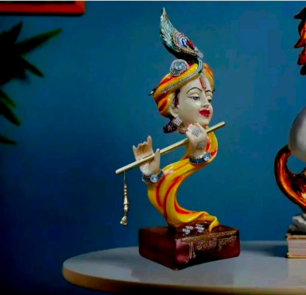 Krishna Murali Statue Resin  - Size 15 X 5 Inch