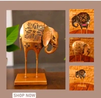 Elephant Metal Stand T-light