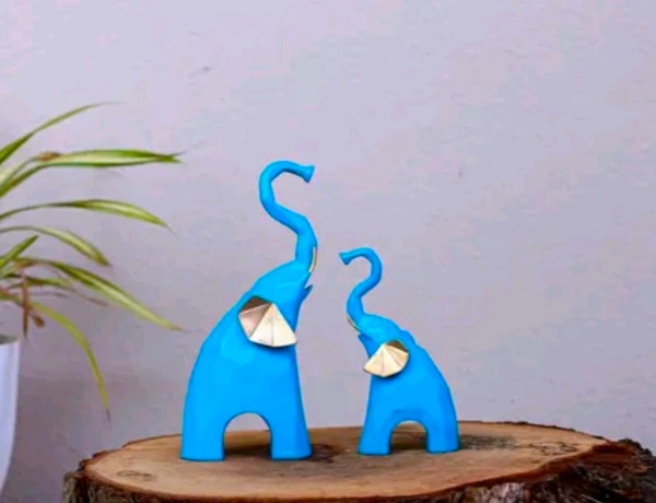 Ceramic Elephant 2pc Set 