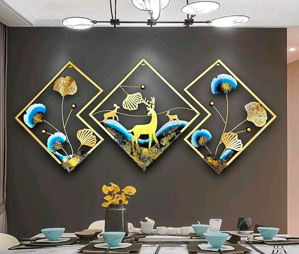 Metal 3pc Set Frame  - Size 20 X 20.Inch