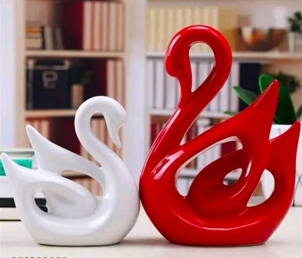 Swan Couple Ceramic 