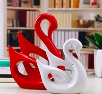 Swan Couple Ceramic 