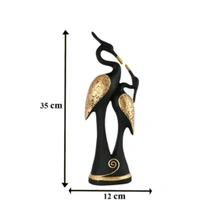 Resin Duk Showpiece Black 