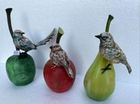 Bird's Pn Fruit Set Of 3pc