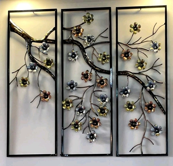 Wall Art Frame 3pc Set - Size 16 X 40 Inch